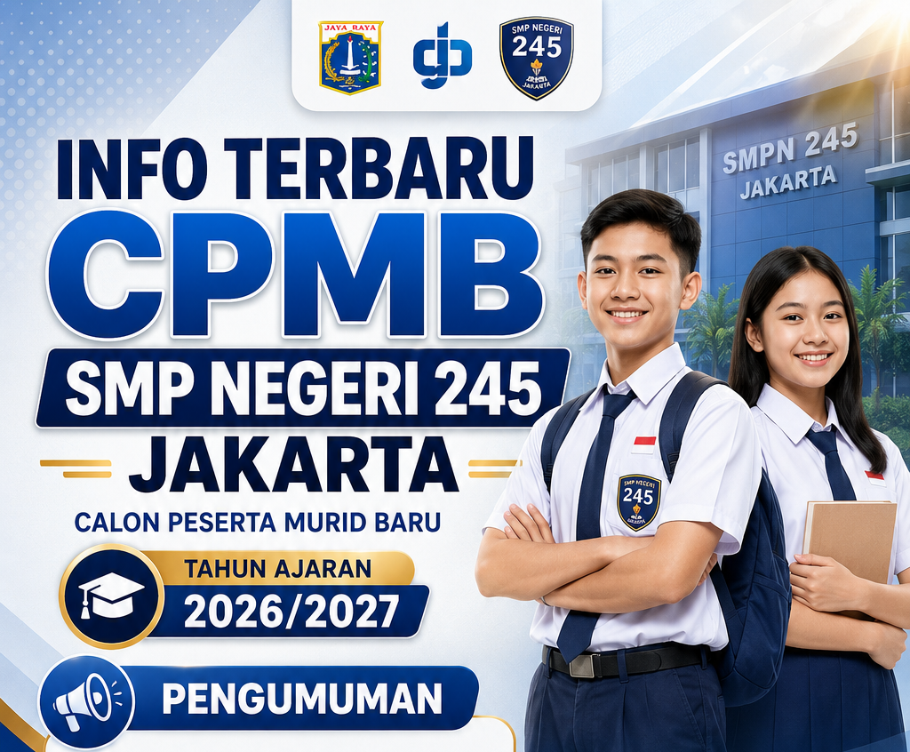 📢 PENGUMUMAN TERBARU UNTUK CALON MURID SMPN 245 JAKARTA